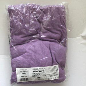 Frote fitted sheet mesh queen purple new